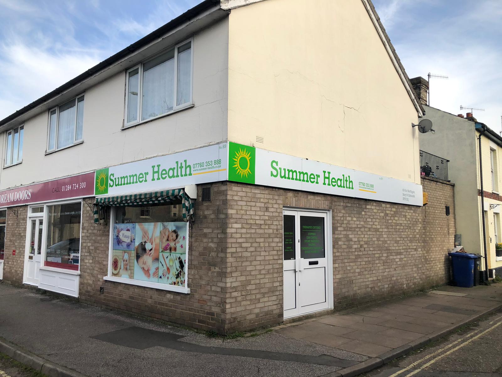 Summer Health Chinese Massage Bury St Edmonds