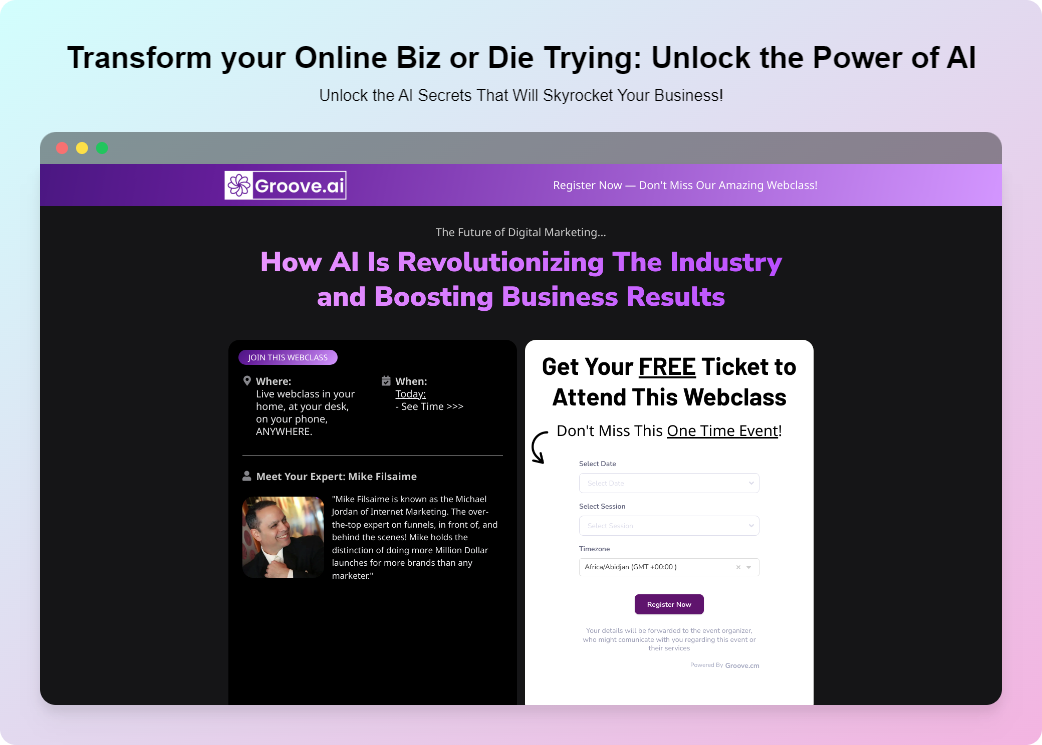 Transform your Online Biz or Die Trying: Unlock the Power of AI