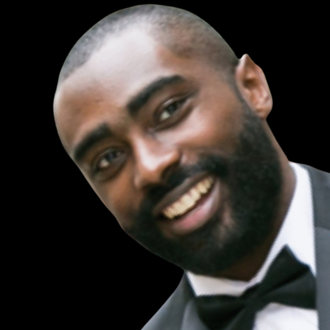 Animated headshot of Conrad Deas smiling